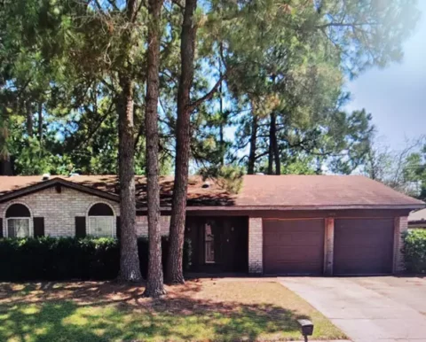 Before new roof and painting