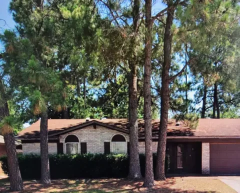 Before new roof and painting